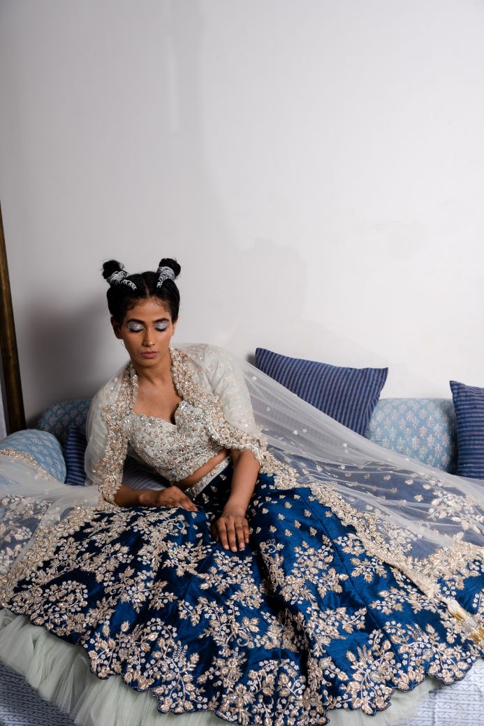 The Blue Bayou luxury womenswear editorial, look 2