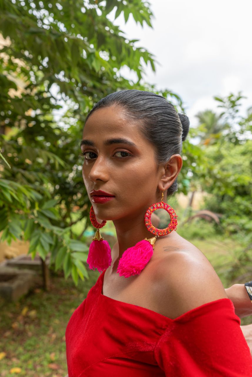Backyard Soirée luxury womenswear editorial, look 11