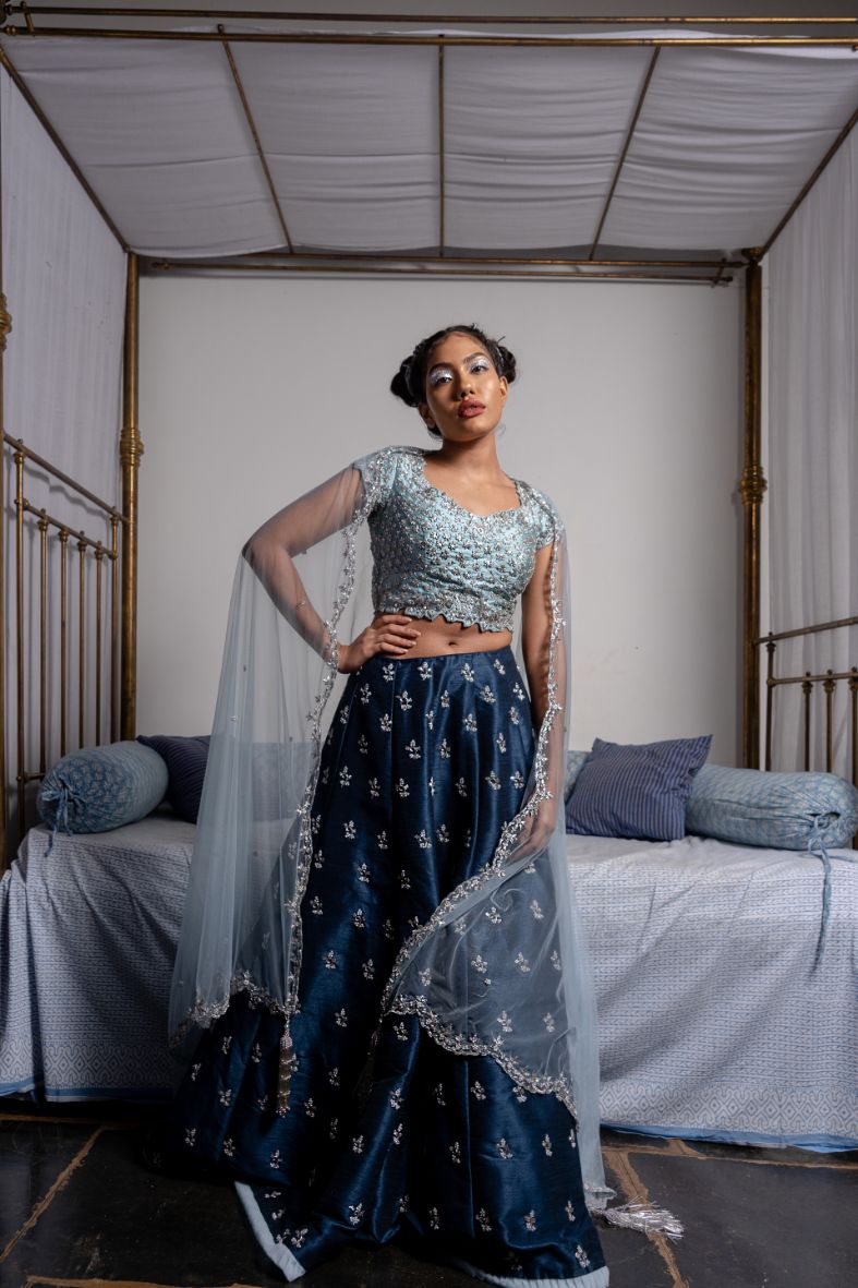 The Blue Bayou luxury womenswear editorial, look 10