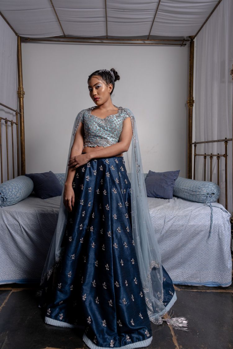 The Blue Bayou luxury womenswear editorial, look 11