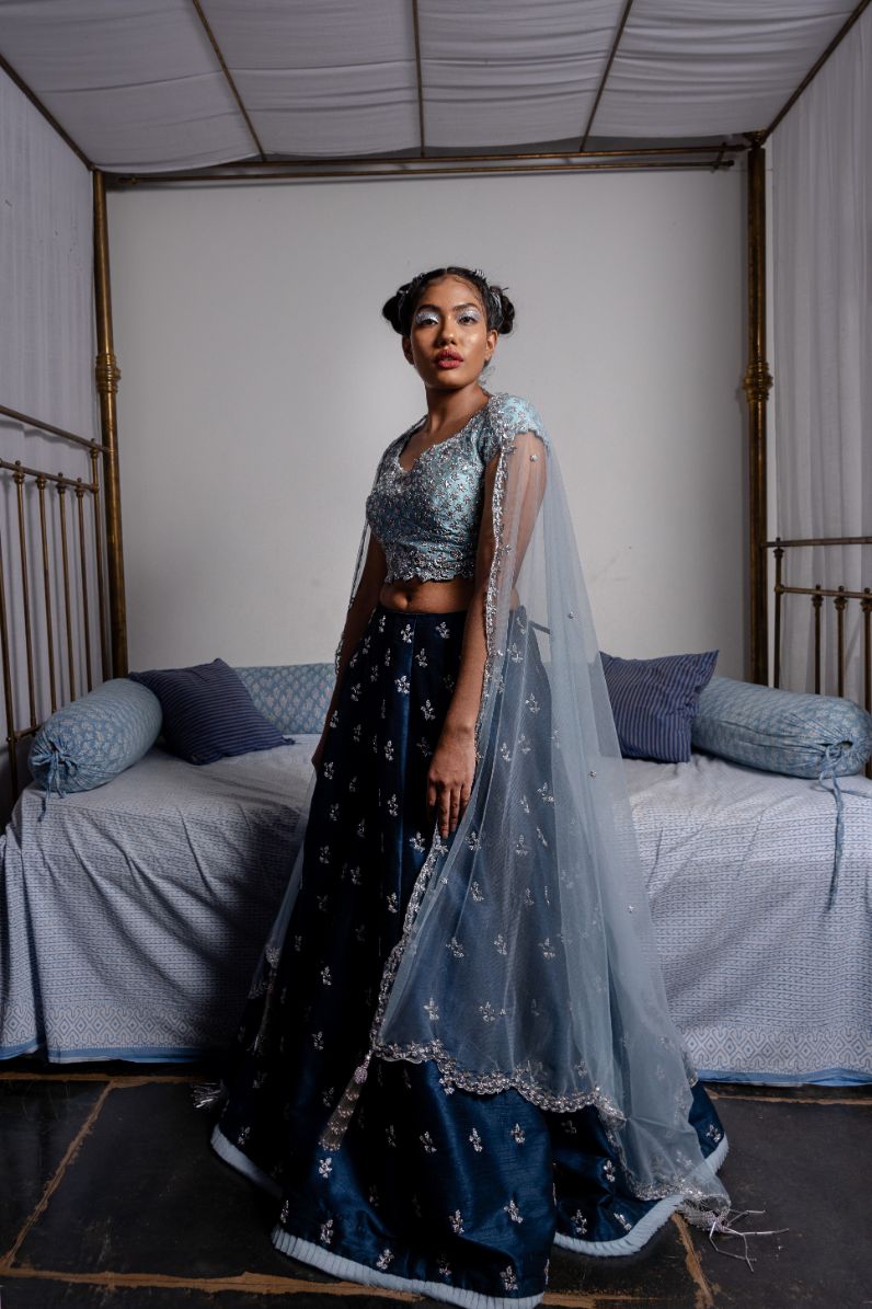 The Blue Bayou luxury womenswear editorial, look 12