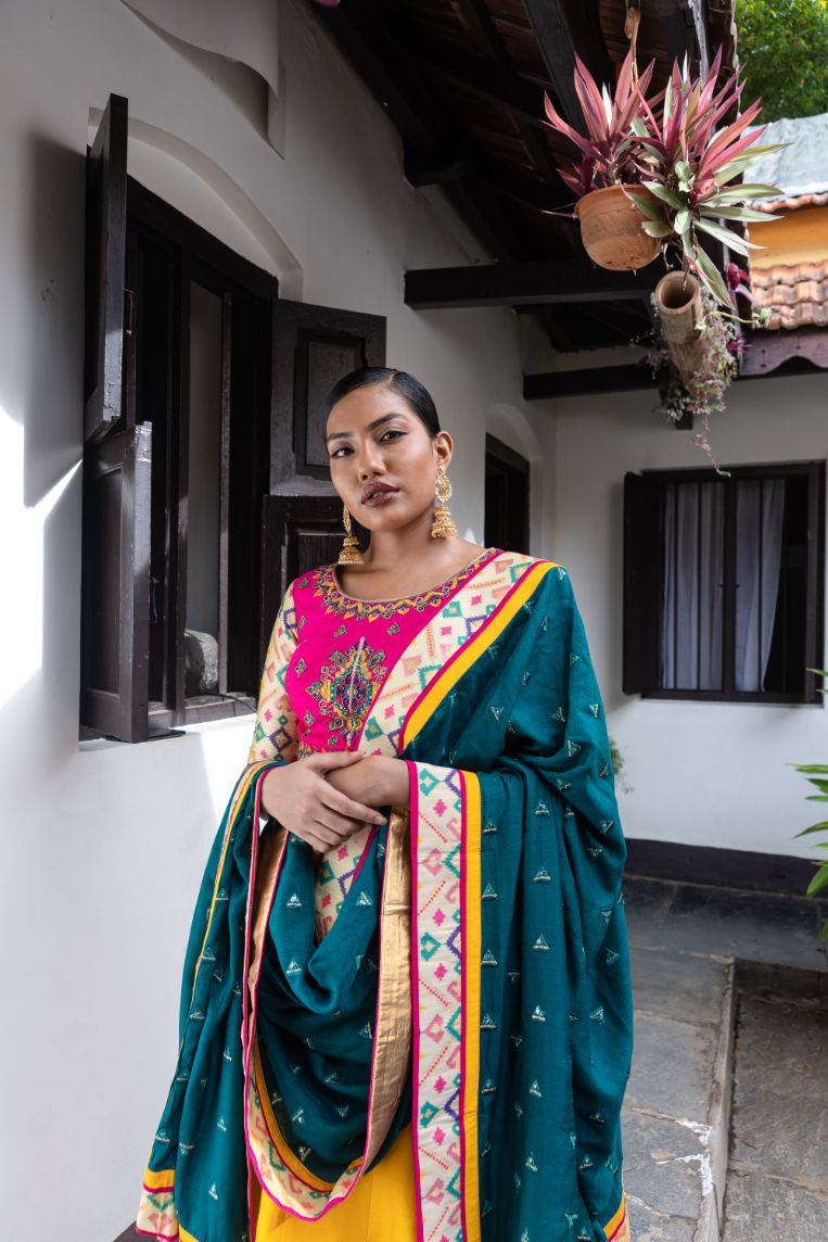 Gendha Phool luxury womenswear editorial, look 12