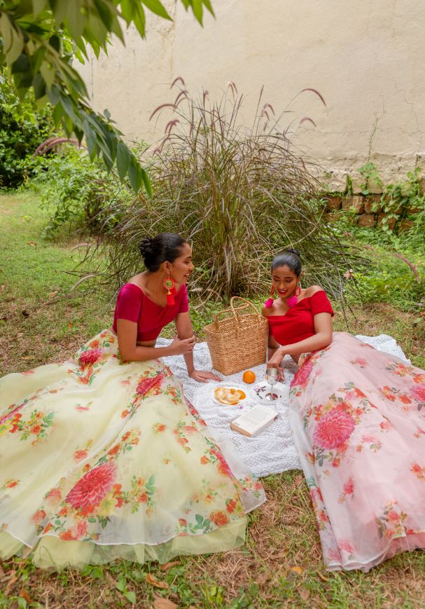 Backyard Soirée luxury womenswear editorial, look 18