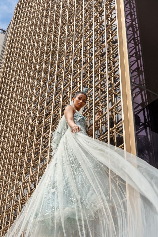 Metro Fairies luxury womenswear editorial, look 3