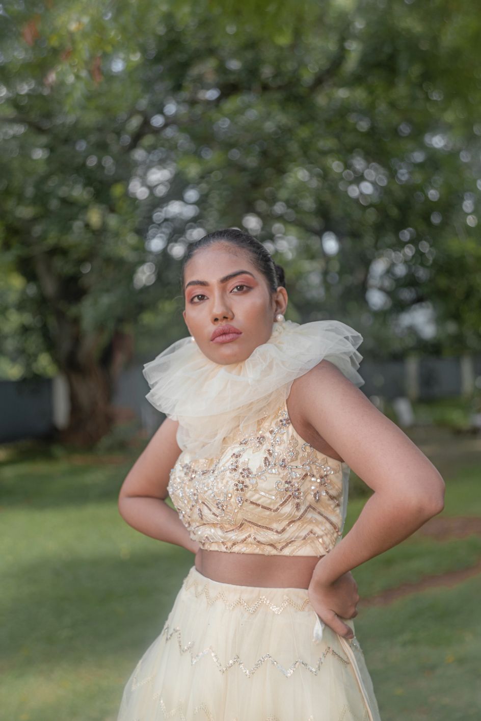 Dandelion Dreams luxury womenswear editorial, look 21