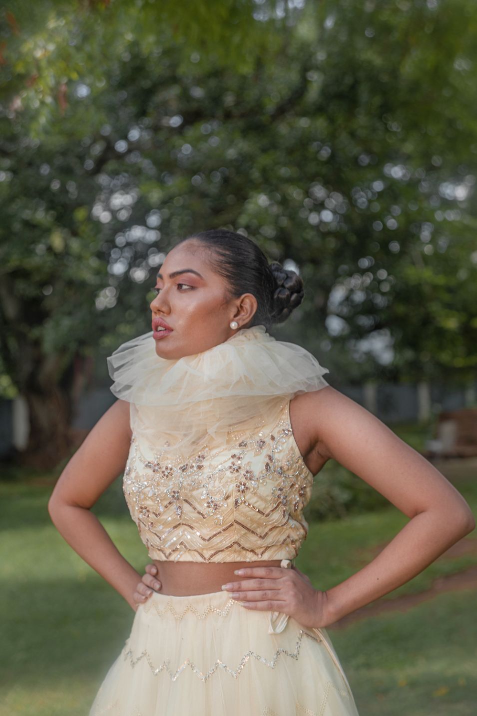Dandelion Dreams luxury womenswear editorial, look 22