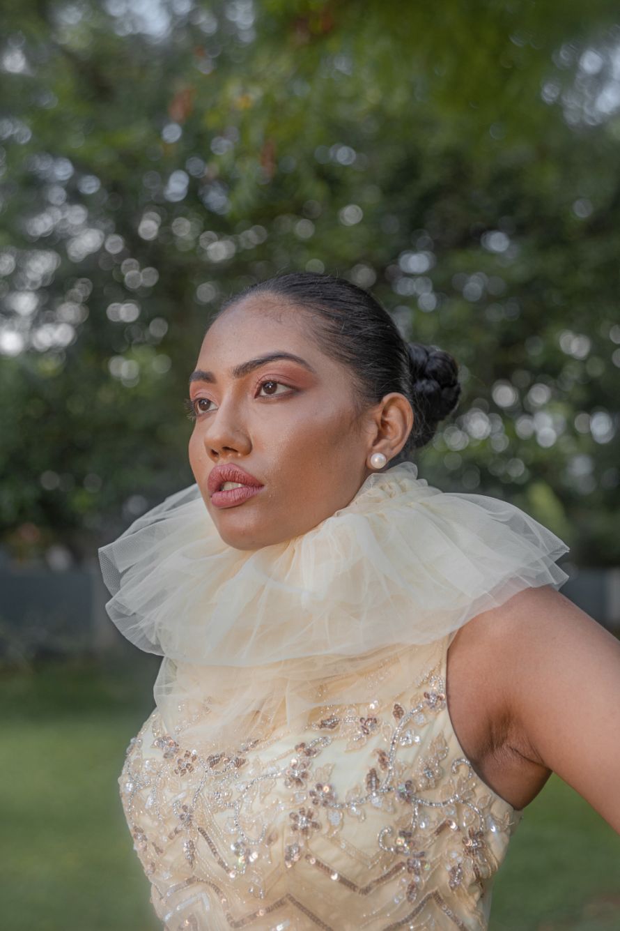 Dandelion Dreams luxury womenswear editorial, look 23