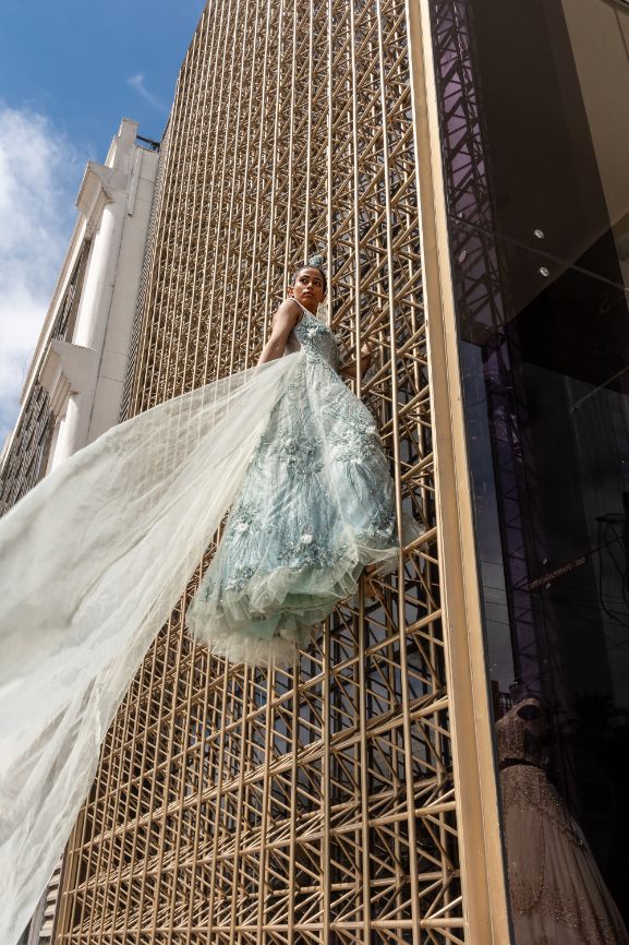 Metro Fairies luxury womenswear editorial, look 6