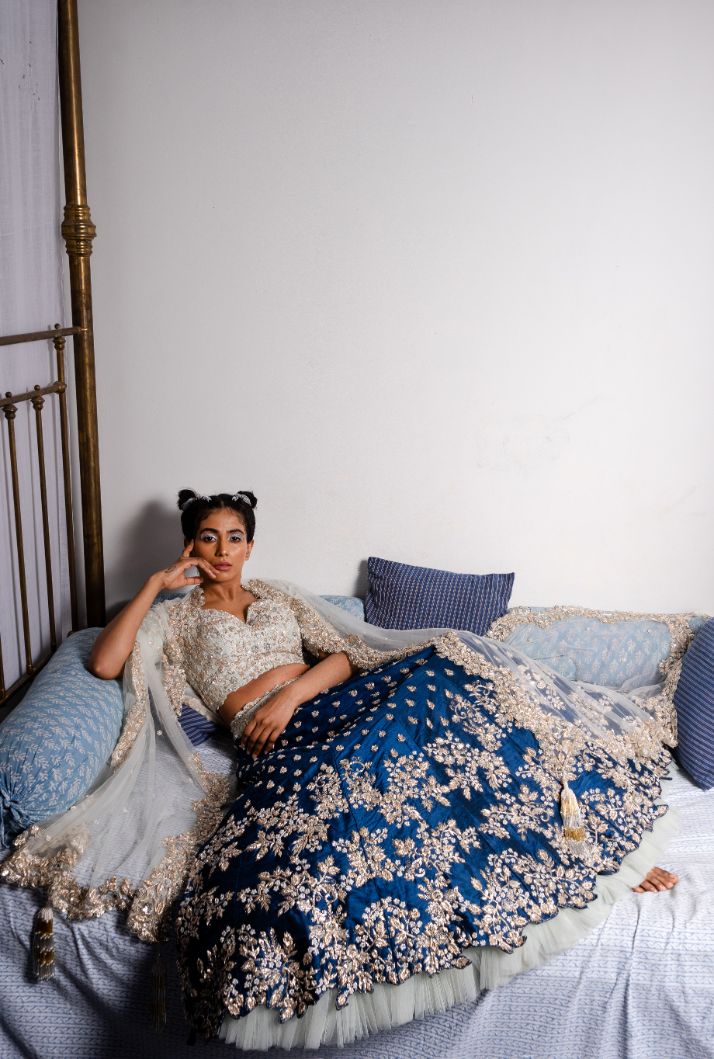 The Blue Bayou luxury womenswear editorial, look 6