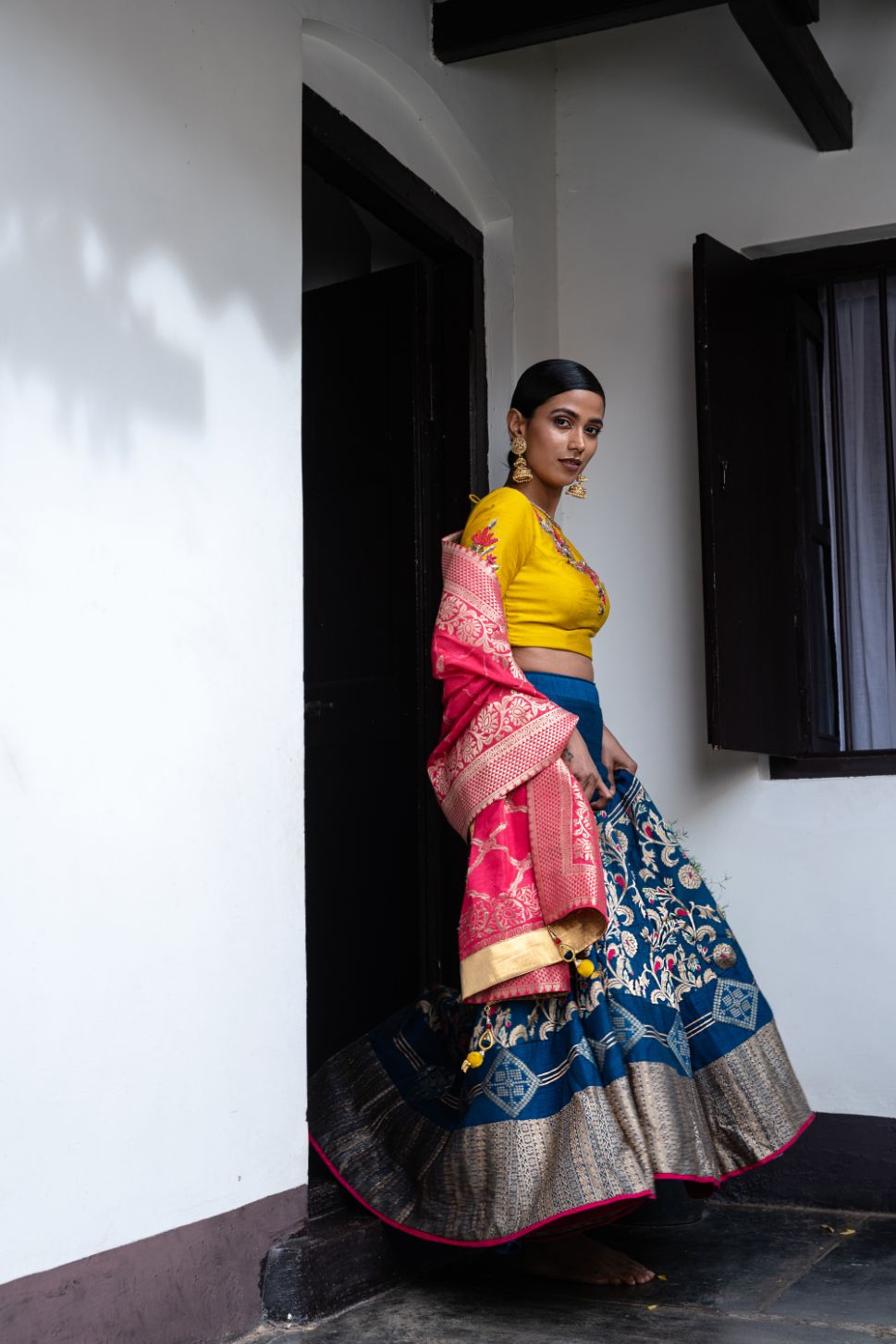 Gendha Phool luxury womenswear editorial, look 6