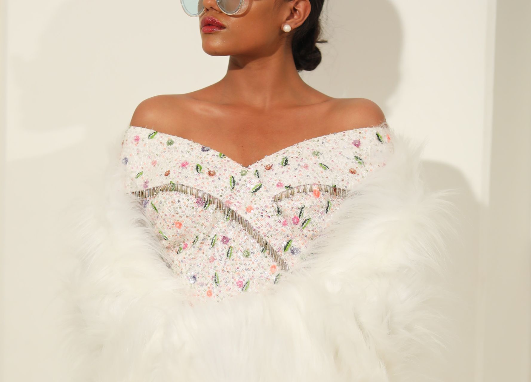 Old Hollywood luxury womenswear editorial, look 11