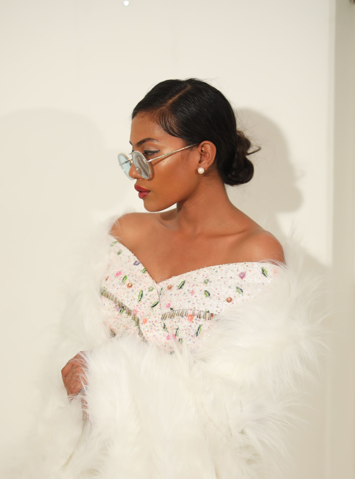 Old Hollywood luxury womenswear editorial, look 12