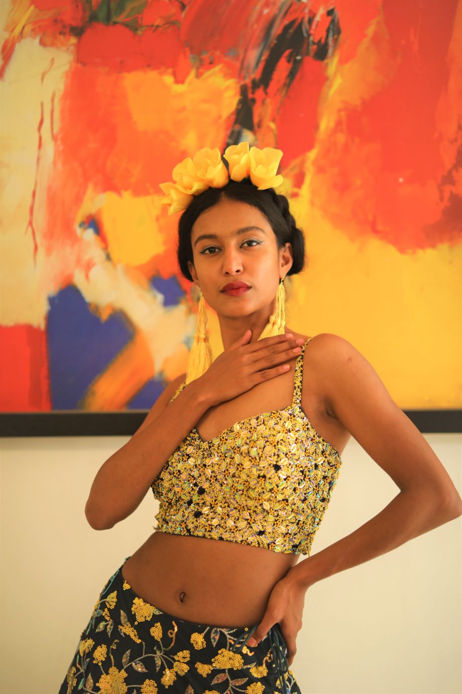 Remembering Frida luxury womenswear editorial, look 2