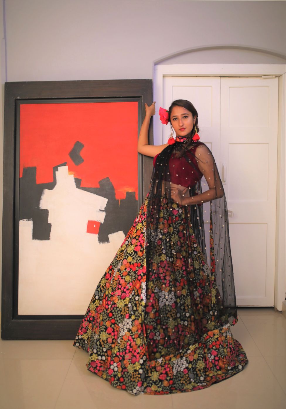 Remembering Frida luxury womenswear editorial, look 13