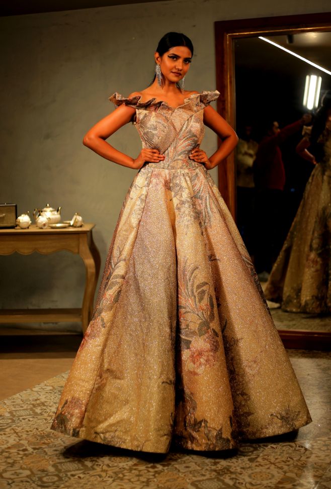 Belle of the Ball luxury womenswear editorial, look 3