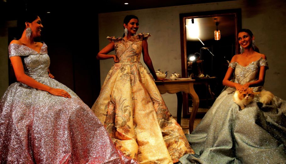 Belle of the Ball luxury womenswear editorial, look 9