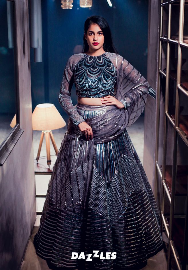 Grey Swan luxury womenswear editorial, look 4