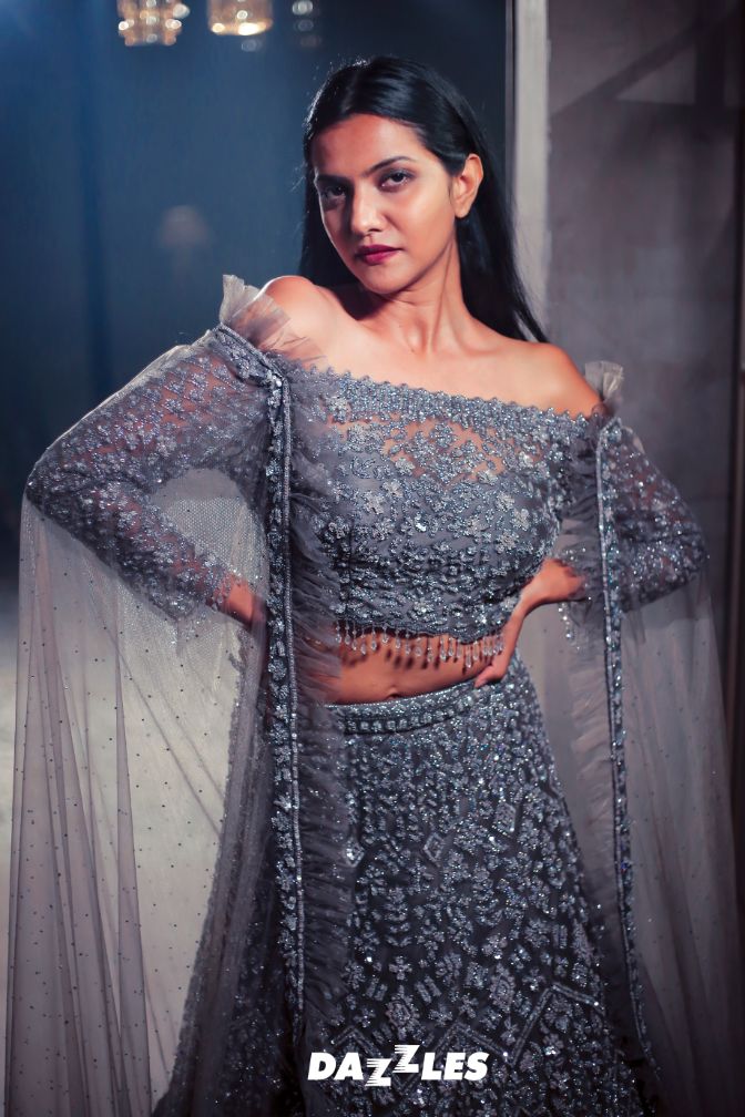 Grey Swan luxury womenswear editorial, look 10