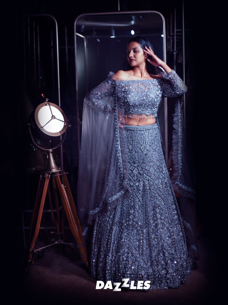 Grey Swan luxury womenswear editorial, look 12