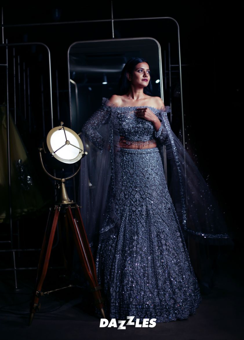 Grey Swan luxury womenswear editorial, look 13