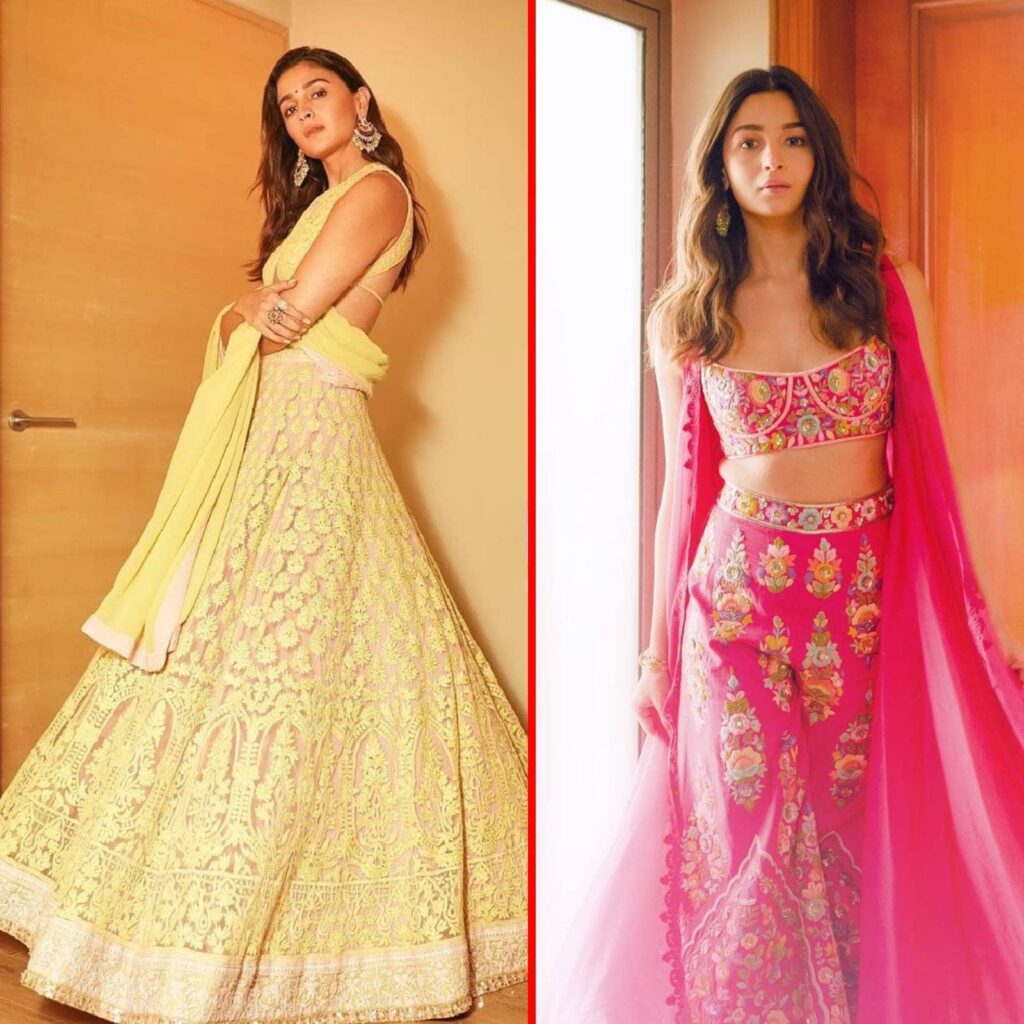 8 Bollywood Divas Who Slayed In Parrot Green Lehenga, From Alia Bhatt To  Malaika Arora