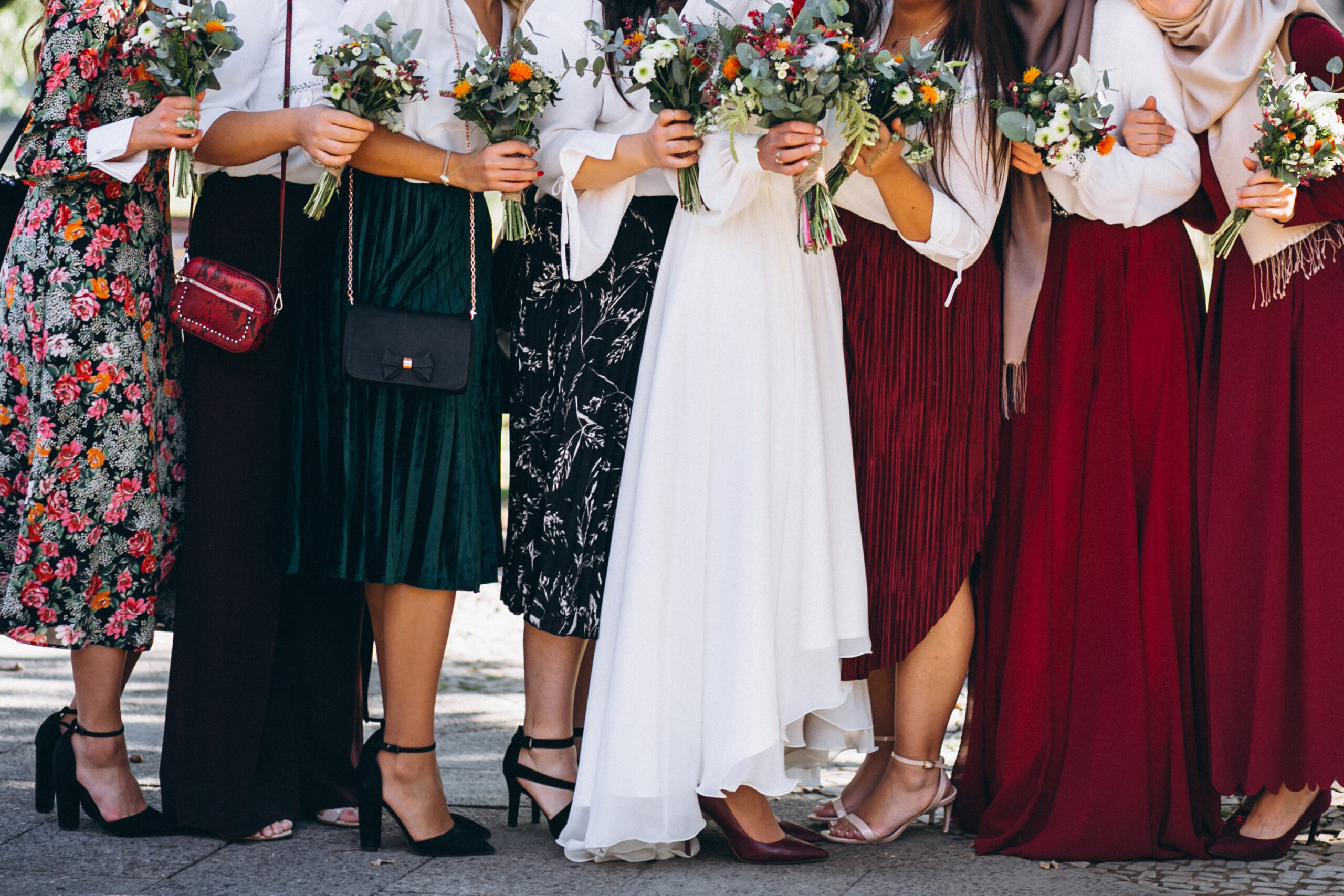 Bride with Bridesmaid