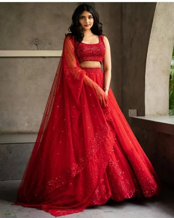 Buy A Line Lehenga Choli For Engagement Online : 221746 -