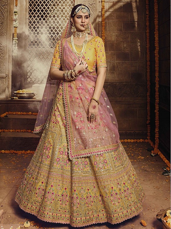 What are the best bridal lehenga colours for a daytime wedding? - Quora